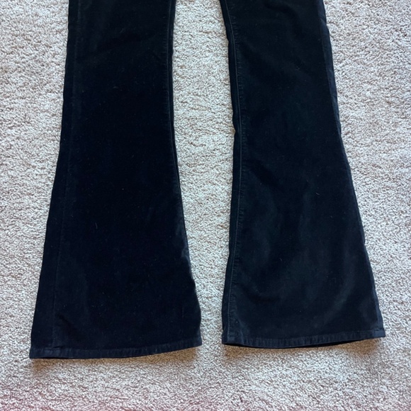 PAIGE black velvet boot cut jeans, size 27, EUC - Picture 2 of 9